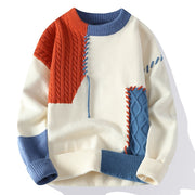 Winter Colorblock Long Sleeve Pullover