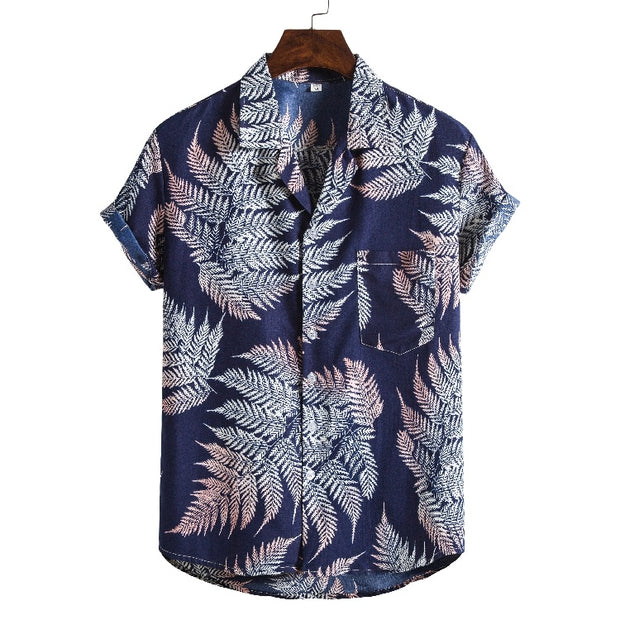 Men Short sleeved printed shirts