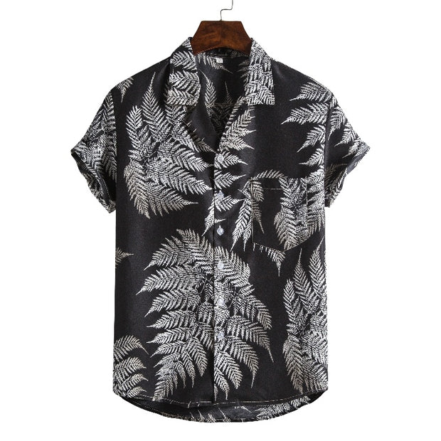 Men Short sleeved printed shirts