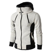 Men's Zip UP Hooded Jacket Casual Sweatshirt