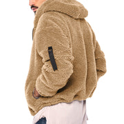 Double-sided Men's Fleece Jacket with Zip