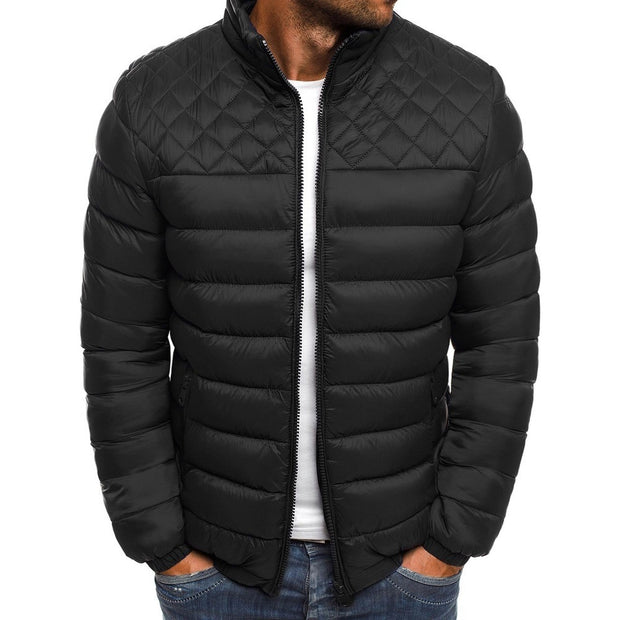 Stand Collar Casual Windproof Jacket