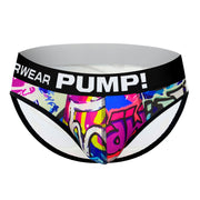 Underwear Men's Fashion Youth Graffiti Breathable Briefs