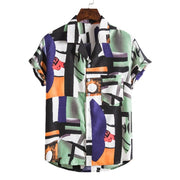 Men Short sleeved printed shirts