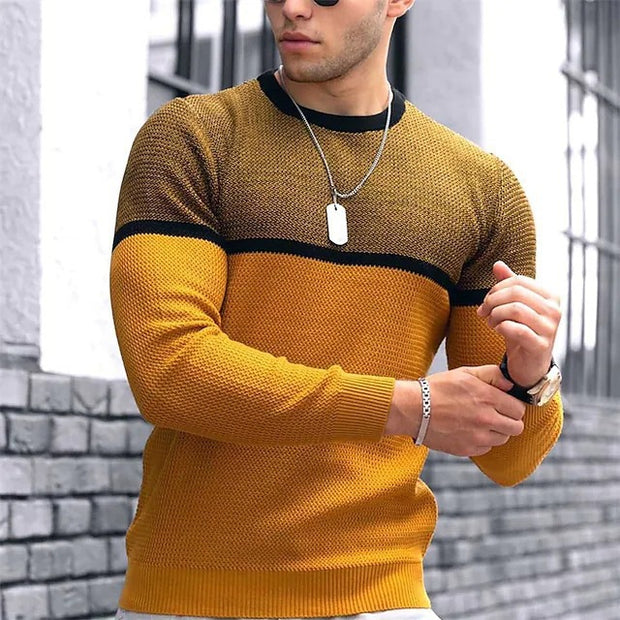 Men's Casual T-shirt Round Neck