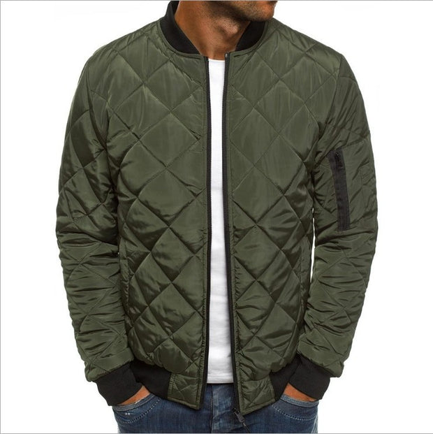 Stand Collar Casual Windproof Jacket