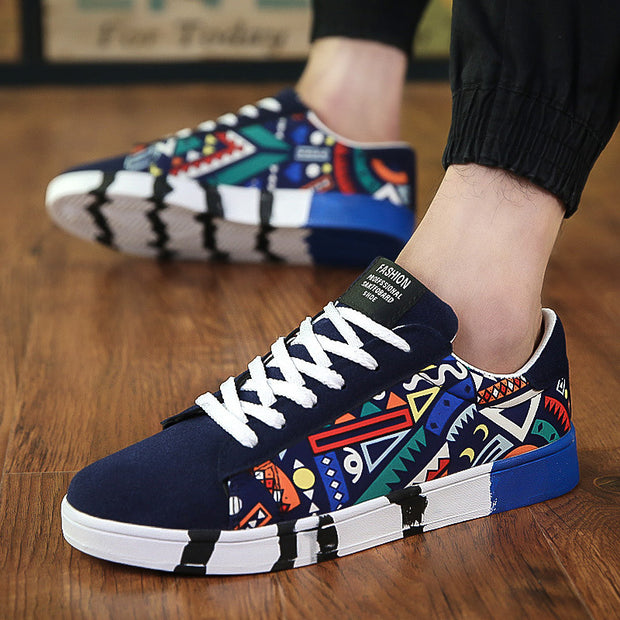 Trendy canvas shoes