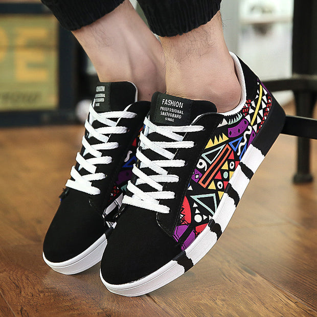 Trendy canvas shoes