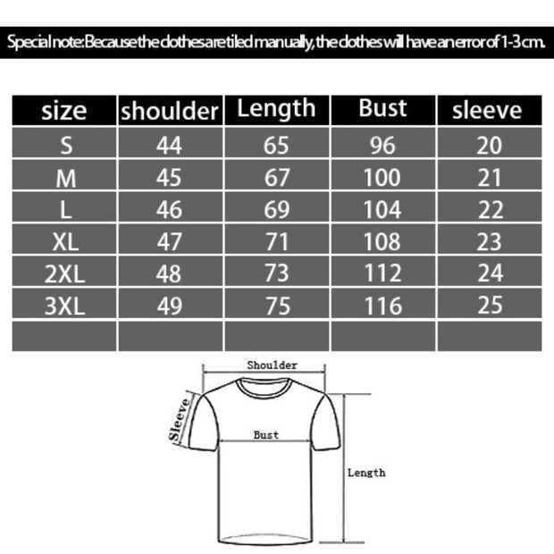 Casual Round Neck Short Digital Printing Sleeves