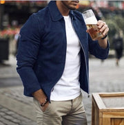 Men Turn down Collar Casual Jacket