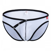 Herringbone Iron Button Low Waist Briefs Men