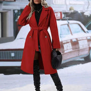 Women's Collar Double Trench Coat