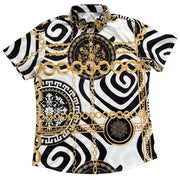 Cool Top Casual Summer Men's Printed Shirt