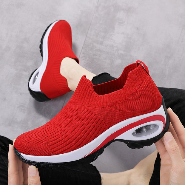 Women Air Cushion Mesh Breathable Running Sports Shoes