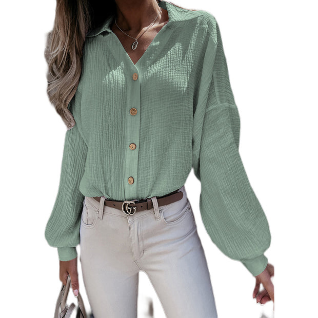 Women V-neck Sleeve Shirt