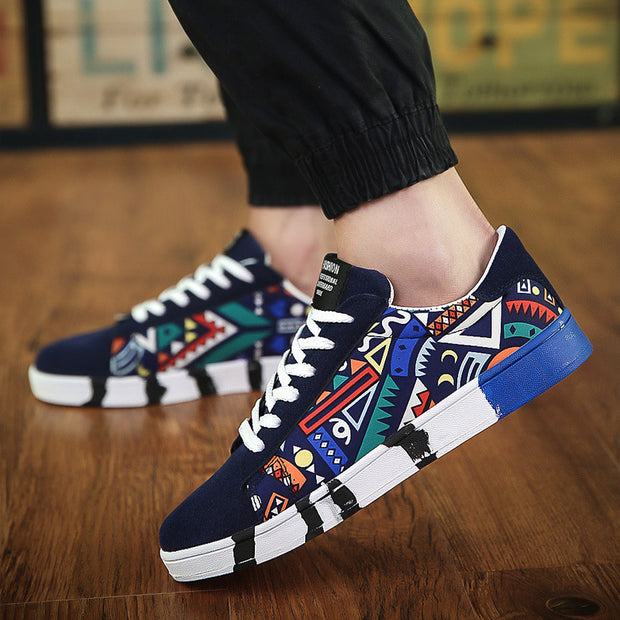 Trendy canvas shoes