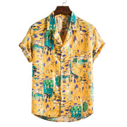 Men Short sleeved printed shirts