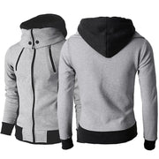 Men's Zip UP Hooded Jacket Casual Sweatshirt