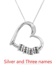 Personalized Heart Necklaces Custom Name Love Mothers Day Christmas Valentines