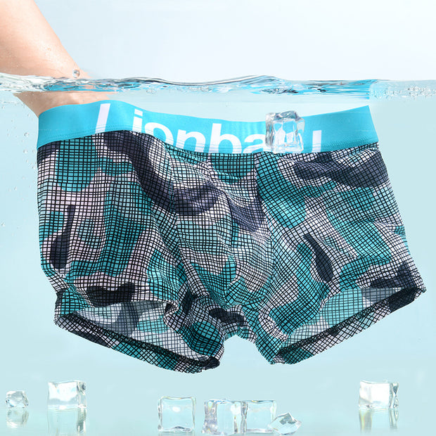 Ice Silk Men's Boxers Lightweight