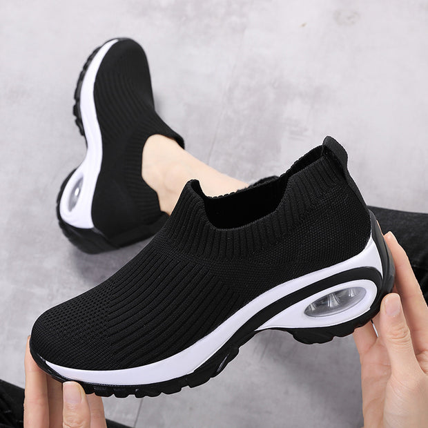 Women Air Cushion Mesh Breathable Running Sports Shoes