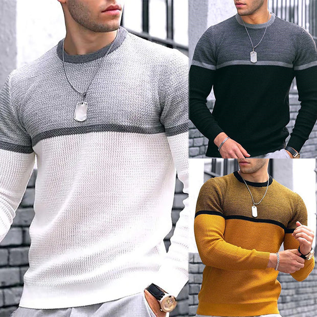 Men's Casual T-shirt Round Neck