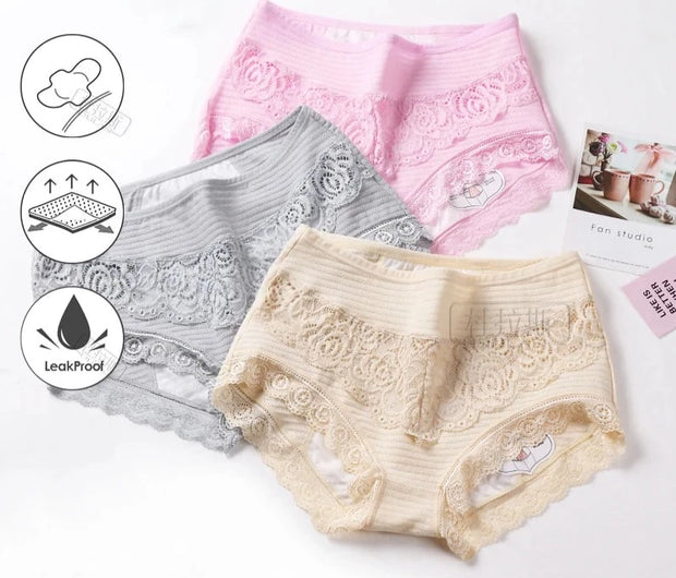 Leak Proof Menstrual Pants Women Cotton Underwear