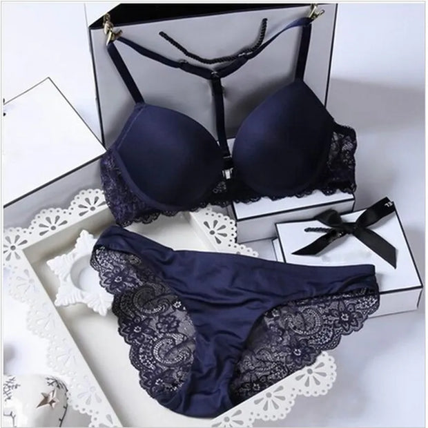 Elegant ABC Cup Bra and Panty Set Women Bras Sets 8 Color