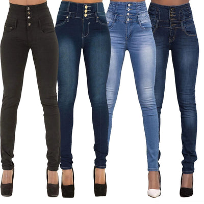 Slim Jeggings Pants High Waist Stretch Jeans