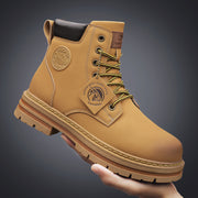 Men's Seven-hole Fleece-lined Durable Wear-resistant Boots