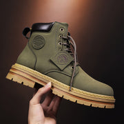 Men's Seven-hole Fleece-lined Durable Wear-resistant Boots