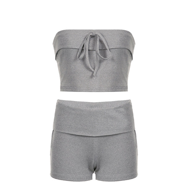 Top Shorts Suit Two-piece Set