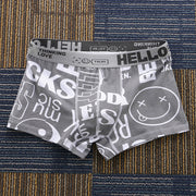 Men's Underwear National Fashion Boxers Mid-waist