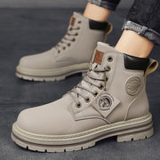 Men's Seven-hole Fleece-lined Durable Wear-resistant Boots