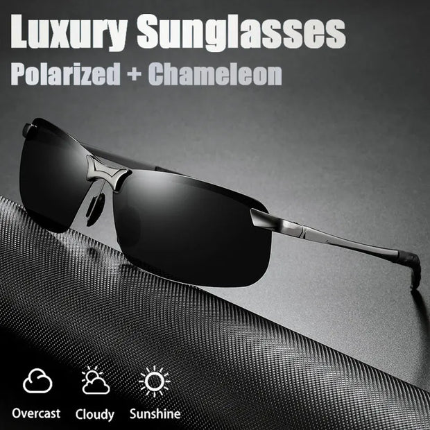 Men Polarized Sun Glasses Day Night Vision Driving