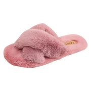 Women Fashion Warm Fluffy Indoor Floor Slippers