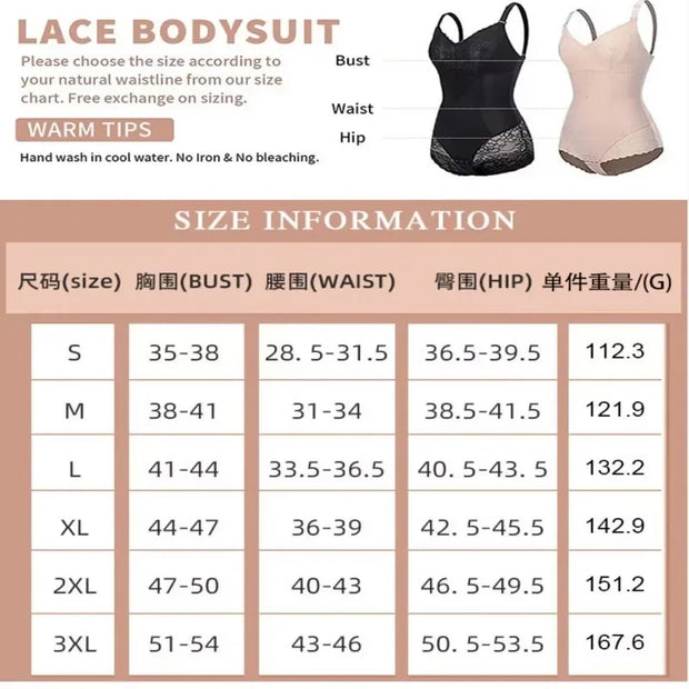 Lace V Neck Spaghetti Strap Underwear Bodysuits