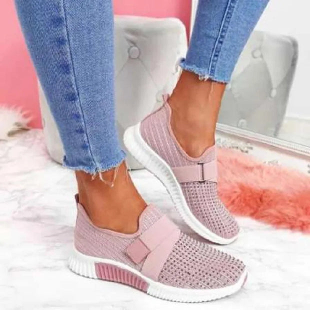 Summer Fly Weave Flats Shoes Women Fashion Plus Size