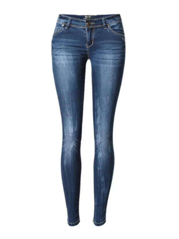 Low Waist Skinny Jeans for Women