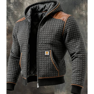 Men's Fleece-Lined Thick Hooded Jacket
