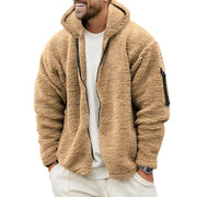 Double-sided Men's Fleece Jacket with Zip