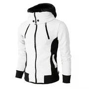 Men's Zip UP Hooded Jacket Casual Sweatshirt