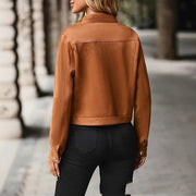 Women's Casual Cropped Jacket